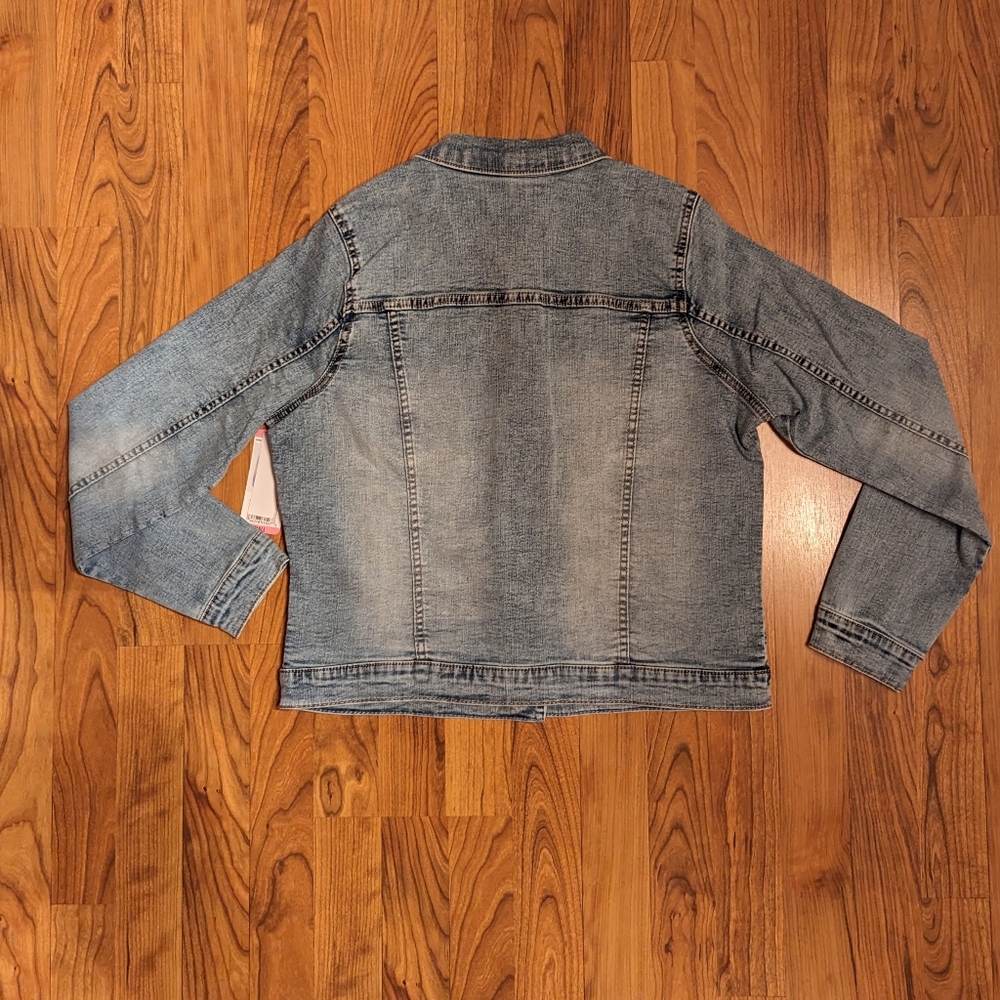 Seven7 Denim Jacket in Blue, Size Small - Picture 5 of 10